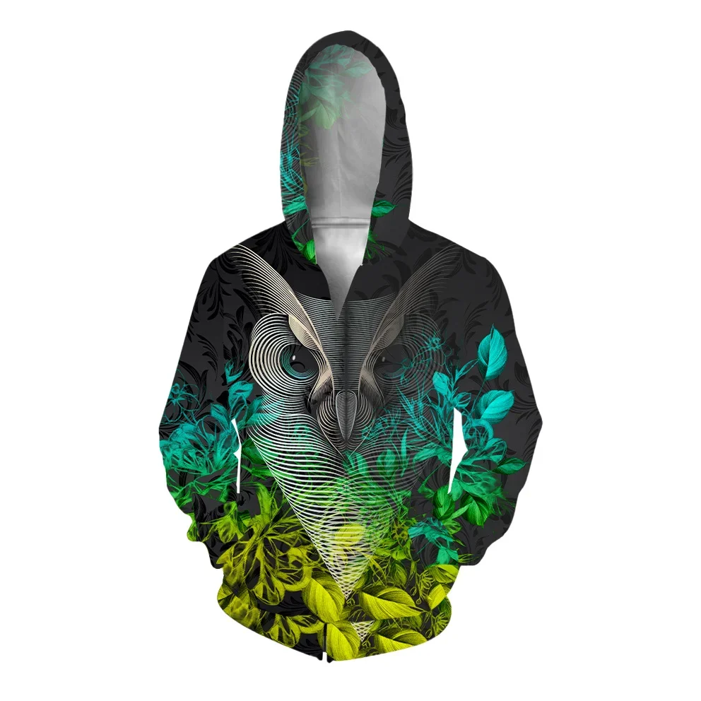 

Comfortable and Stylish Men's Sweat-shirt Personalized Owl Print Sweatshirt New in Hoodies & Sweatshirts Trendy and Versatile