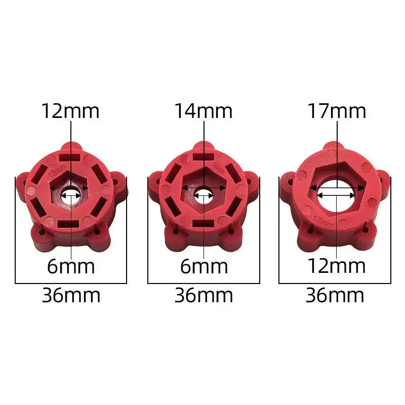 

4Pcs 109mm 1/10 Short Course Truck Tire Tyre with 12mm 14mm 17mm Wheel Hex for Trxs Slash ARRMA SENTON RC Car