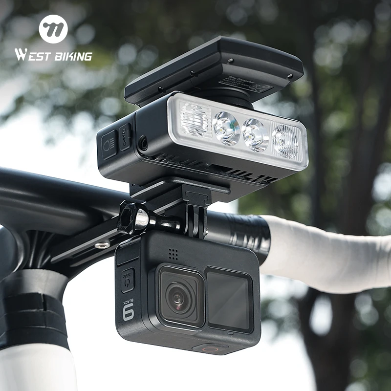 

1700 Lumens Bicycle Front Light Multifunctional Bike Cycling High-light Headlight Cycling Rechargeable Bicycle Light