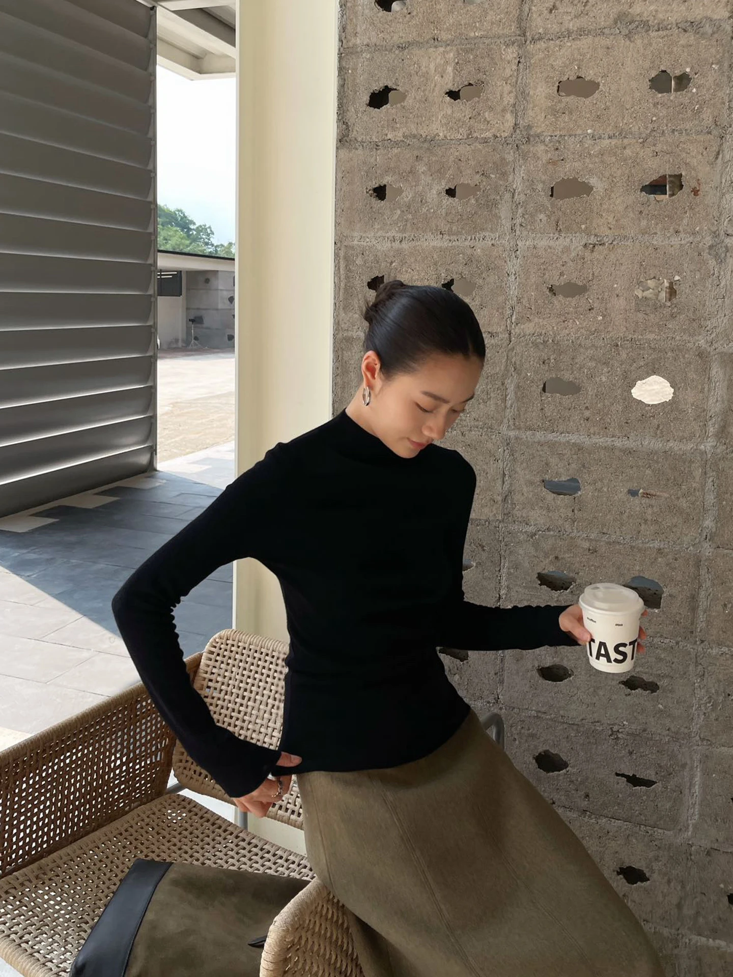 

Женский трикотажный свитер PUIR YH в корейском стиле, базовая шерстяная кофта, модная повседневная одежда для осени и зимы