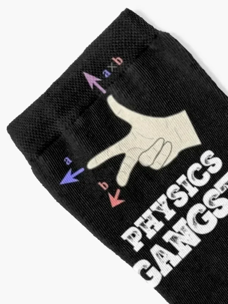 Physics Gangsta design funny physics distressed graphic Socks Christmas compression snow gifts Women Socks Men's