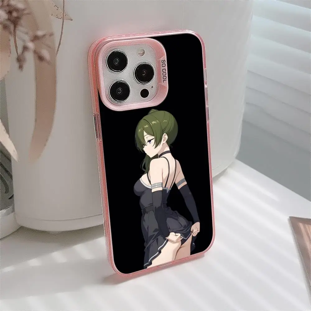 

Чехол для телефона Sousou no Frieren Ubel для iPhone 17, 16, 15, 14, 13, 12, 11 X XR XS 8 7 Air Pro Max Plus, полупрозрачный розовый цветной чехол