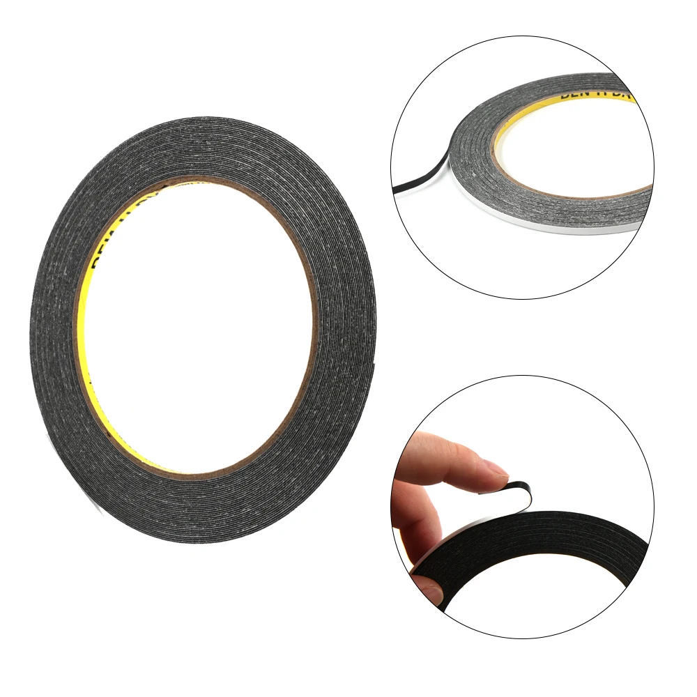 10m Thick Sticker Double Side Adhesive Tape Fix for Cellphone Touch Screen LCD Strong Sponge Double-sided Adhesive