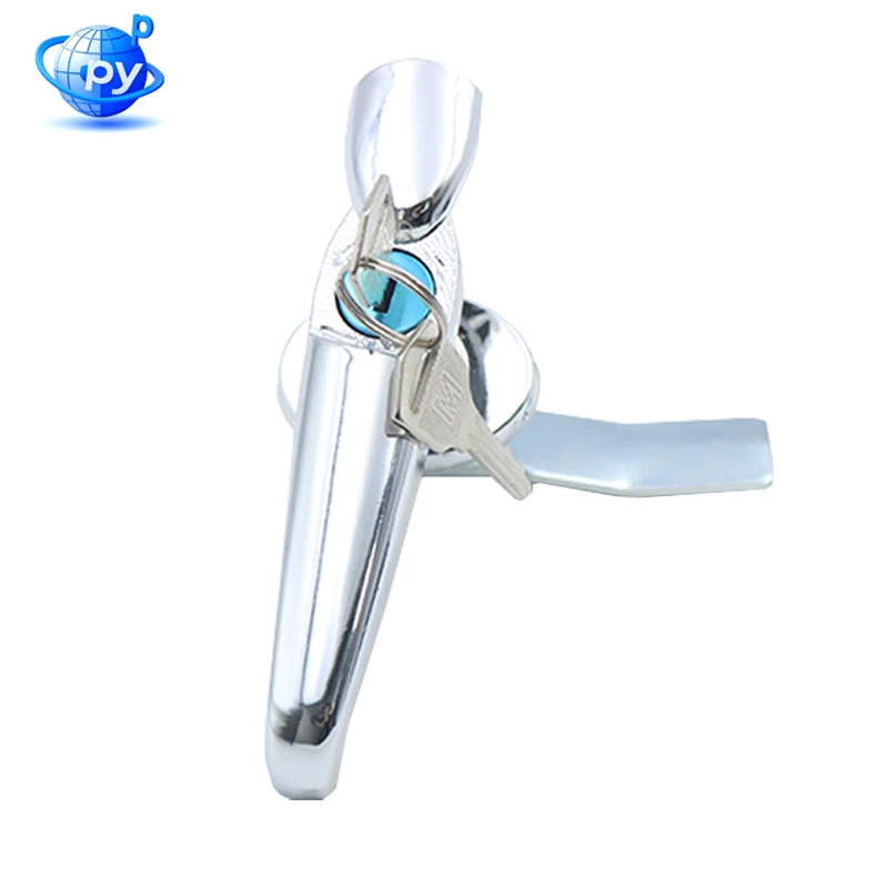 MS308-3 Aluminum Alloy Safety Lock with Key for Electrical Cabinet, Distribution Box, Switch & Connecting Rod Handle Material