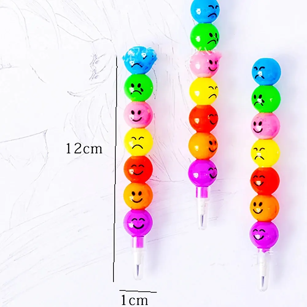 10 Stück Lollipop-Baustein-Bleistift-Graffiti-Stift für Kinder, Geburtstag, Gastgeschenke, Schüler, Schulanfang, Geschenke, Pinata-Füller