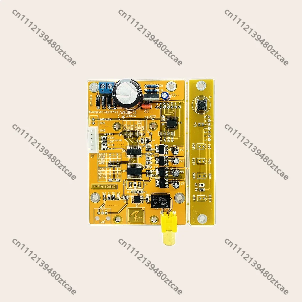 Nvarcher DIR9001 Coaxial Fiber SPDIF to I2S Converter Board USB Bluetooth Receiver 96K 24Bit Audio Card