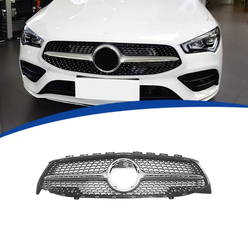 

Glossy Black Radiator Grilles For 2020-2023 Mercedes Benz CLA W118 OE Racing Grilles Bumpers Body Kit Hood Gloss Black