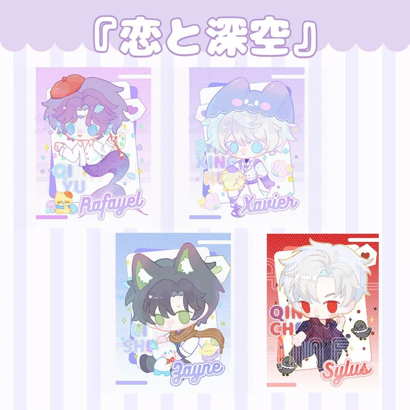 

Love and DeepSpace Perimeter Parry Pearlescent Paper Card Rafael Xavier Cute Gift Desktop Decoration Collection for Friends