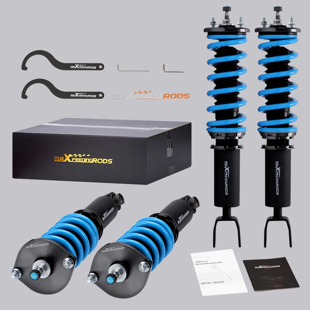 24 Way Damper Coilovers For Nissan 300ZX Z32 3 door 3.0l V6 VG30DE RWD 1990-1996 Suspension Lowering Damper Spring