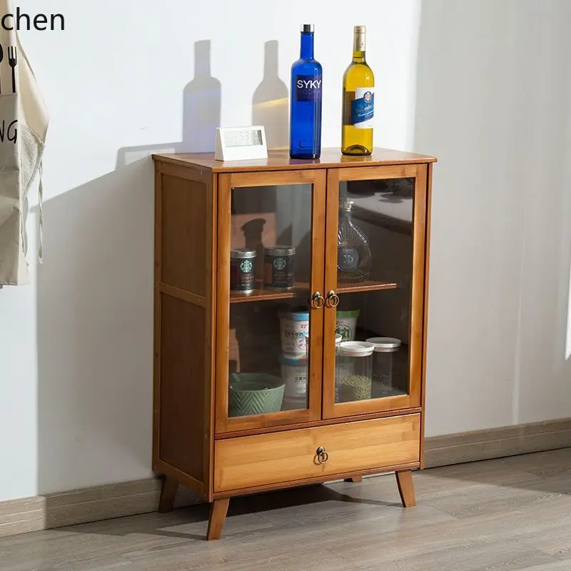 ZML Home Dining Side Cabinet Simple Modern Kitchen Cabinet Living Room Wall-Mounted Storage Cabinet