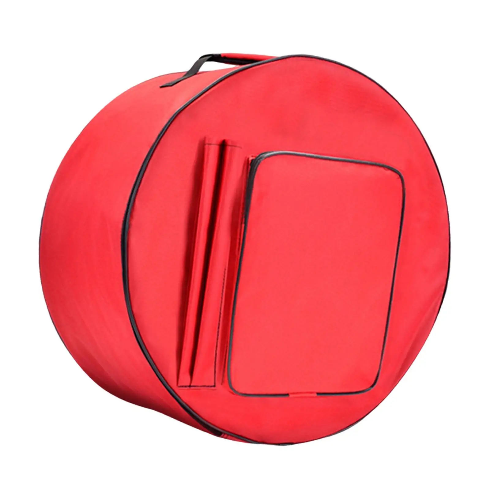 Drum Case Portable Padded Snare Drum Bag Instrument Backpack with Pocket for Music Lessons Travel