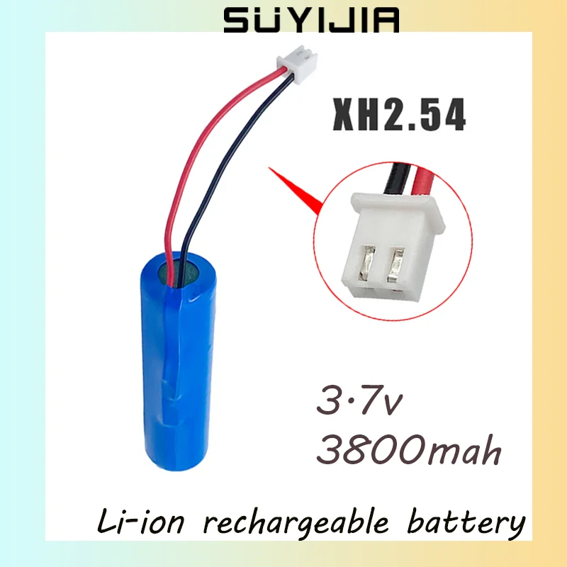 

3,7 V 18650 перезаряжаемая литиевая батарея 3800mAh XH 2,54 с запасная розетка Bluetooth динамик пульт дистанционного управления лодка