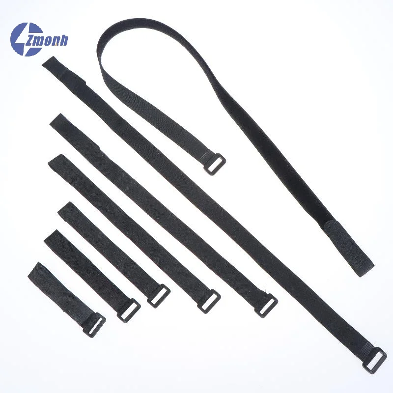 New！10Pcs Nylon Fasteners Cord Straps Organizer Reusable Hook And Loop Tie-downs Adjustable Nylon Zip Ties For Securing Wires