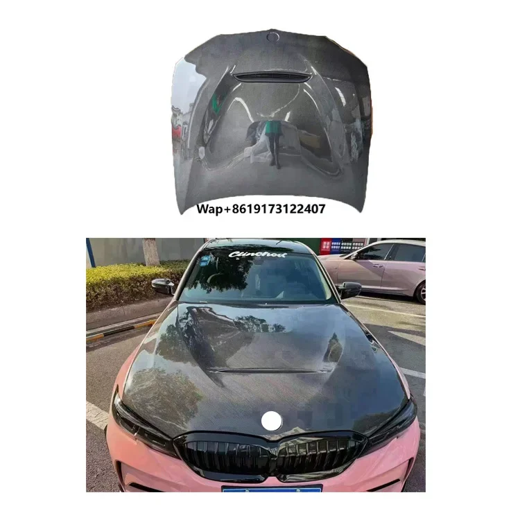 

Factory Wholesale Engine HoodS G20 G28 GTS Style 3K Twill Carbon Fiber Hoood for 3 Series 2019-2025