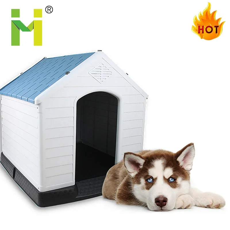 Luxury PP Dog House Outdoor Large Pet Cages Nest  for Sale for Dog Run Fence Panels