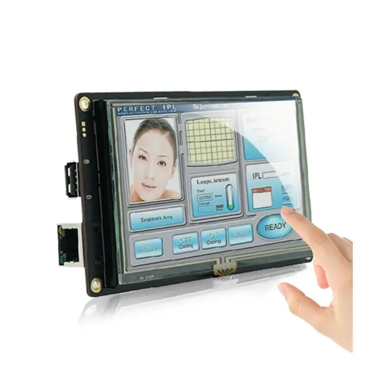 

Смарт-дисплей HMI с сенсорным экраном 3,5-10,4 дюйма, TFT LCD модуль с программируемым процессором Cortex A8 1 ГГц для Arduino Mega 2560 Uno