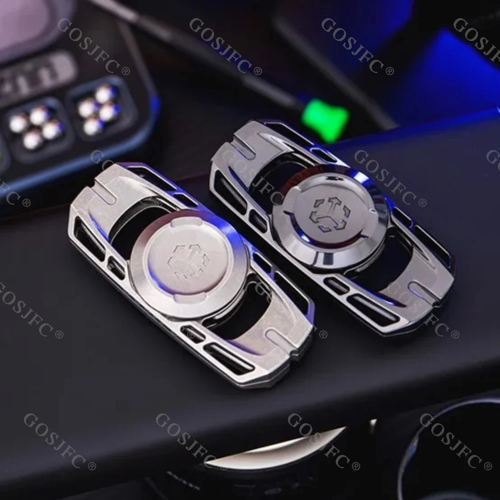 JUZHEDC LINGYIN diapason à deux lames Fidget Spinner métal anxiété jouets Fidget jouets pour adultes Gadgets accessoires de bureau