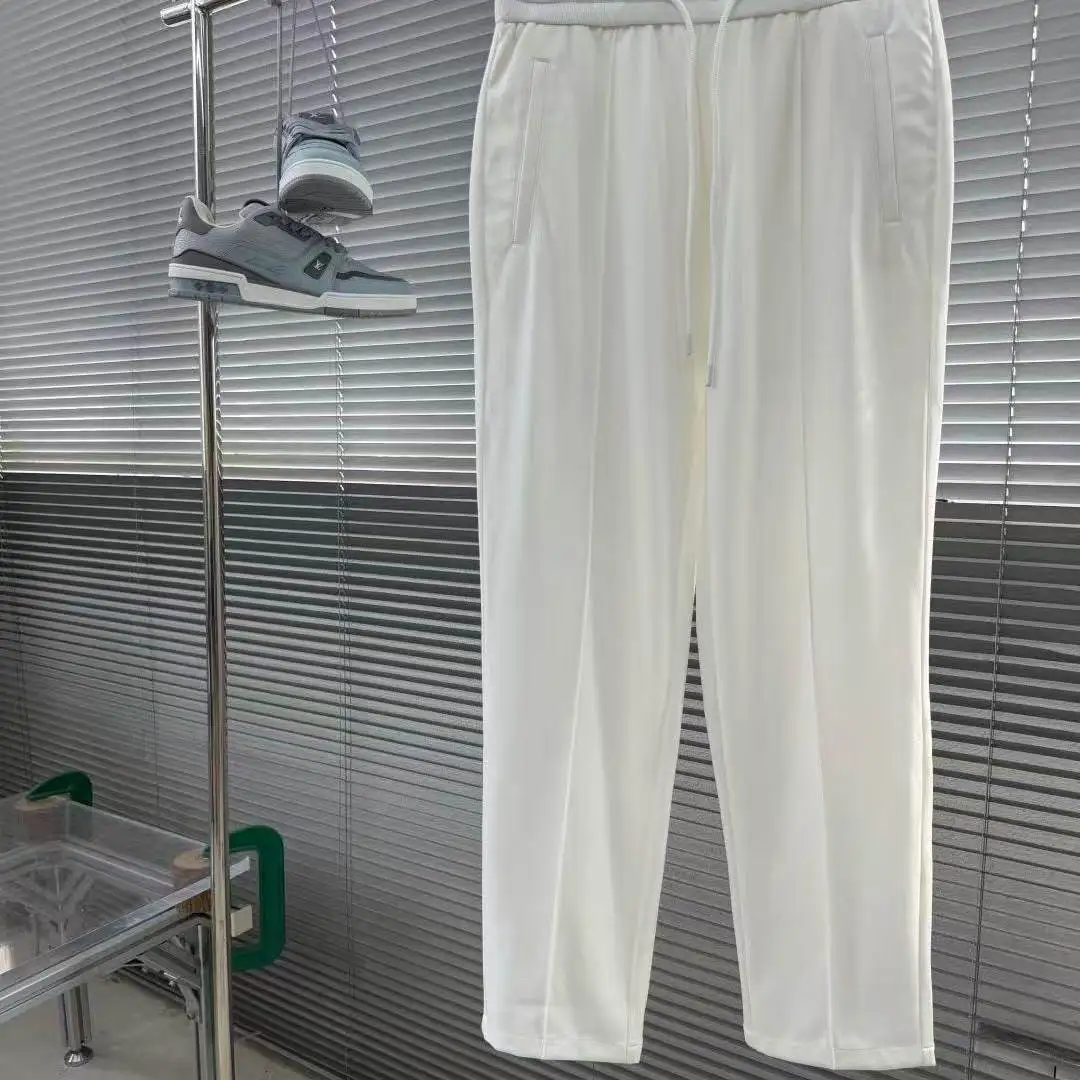 BC Italy summer new old money style men's casual business solid color straight pants