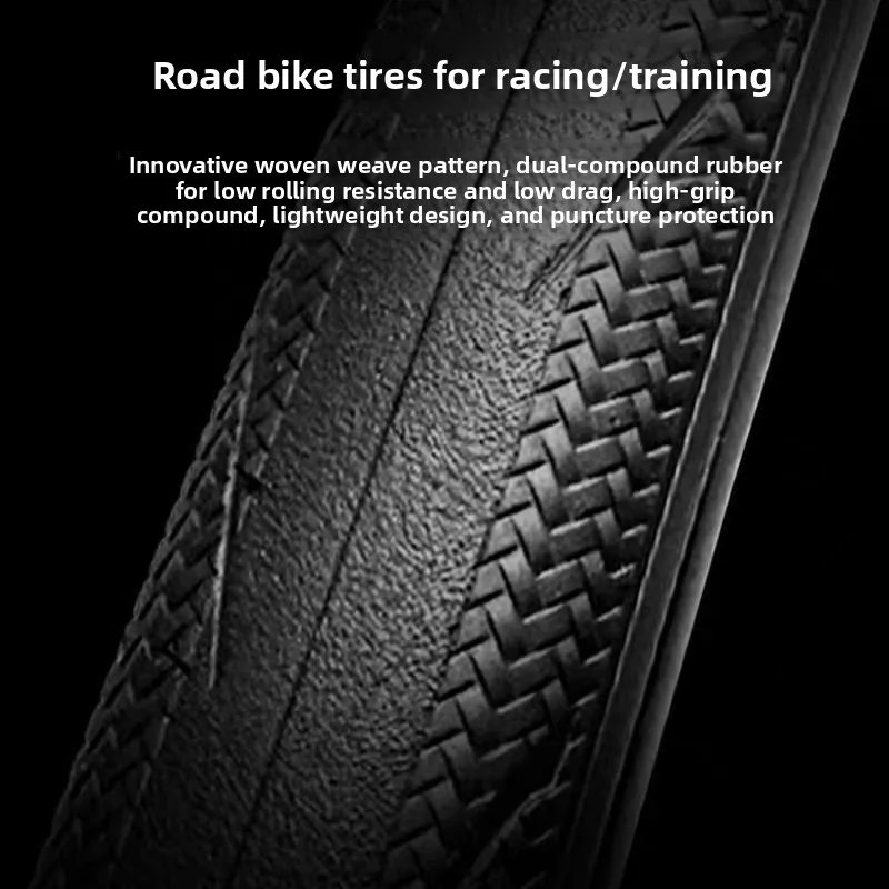 Authentic CHAOYANG H498 China Knot Road Bicycle Tire 700x25/28/30C 60TPI Puncture Resistant Low Rolling Resistance Folding Steel view 4