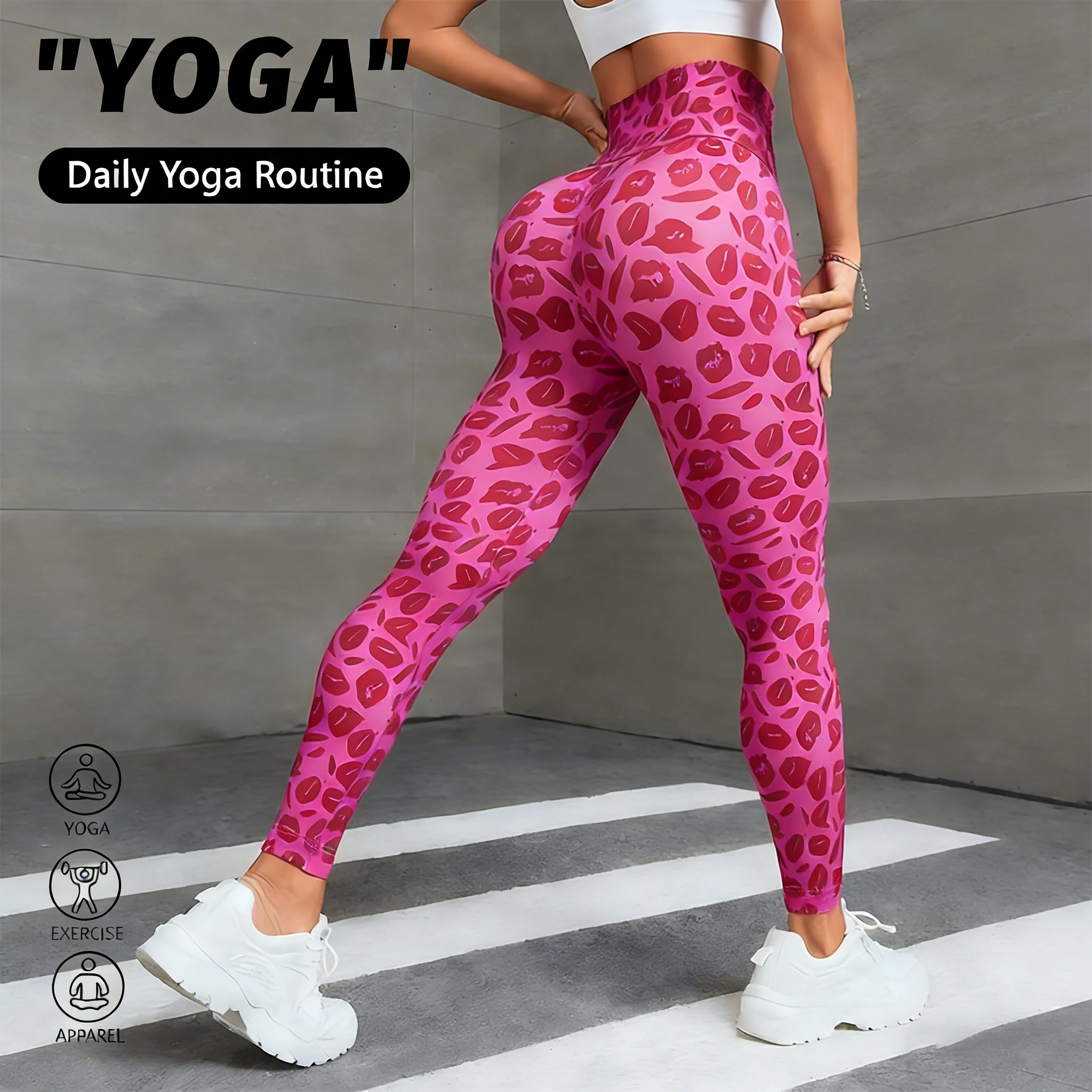 

High Waist Sexy Printed Leggings women Yoga Pants Women Butt Lift Exercise Tights Fitness Yoga Legging Gym Runing Clothing