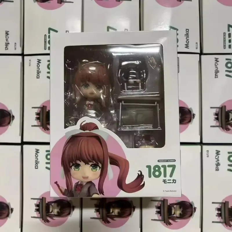 10cm New Doki Doki Literature Club Q-version Nendoroid 1817 Monica movable face-changing figure model boxed ornaments wholesale