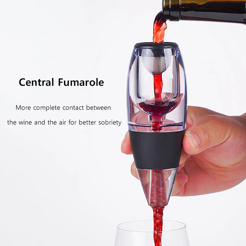 Wine Aerator Decanter Pourer Spout Set With Filters Purifier Stand Diffuser Air Aerating Strainer Aerator Wine for Dining Bar