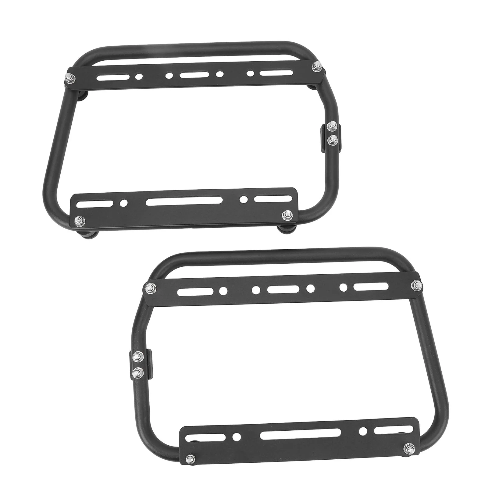 Saddlebag Box Racks Wear Resistant  High Load Capacity Motorcycle Side Support Racks Easy To Install for Motorbike