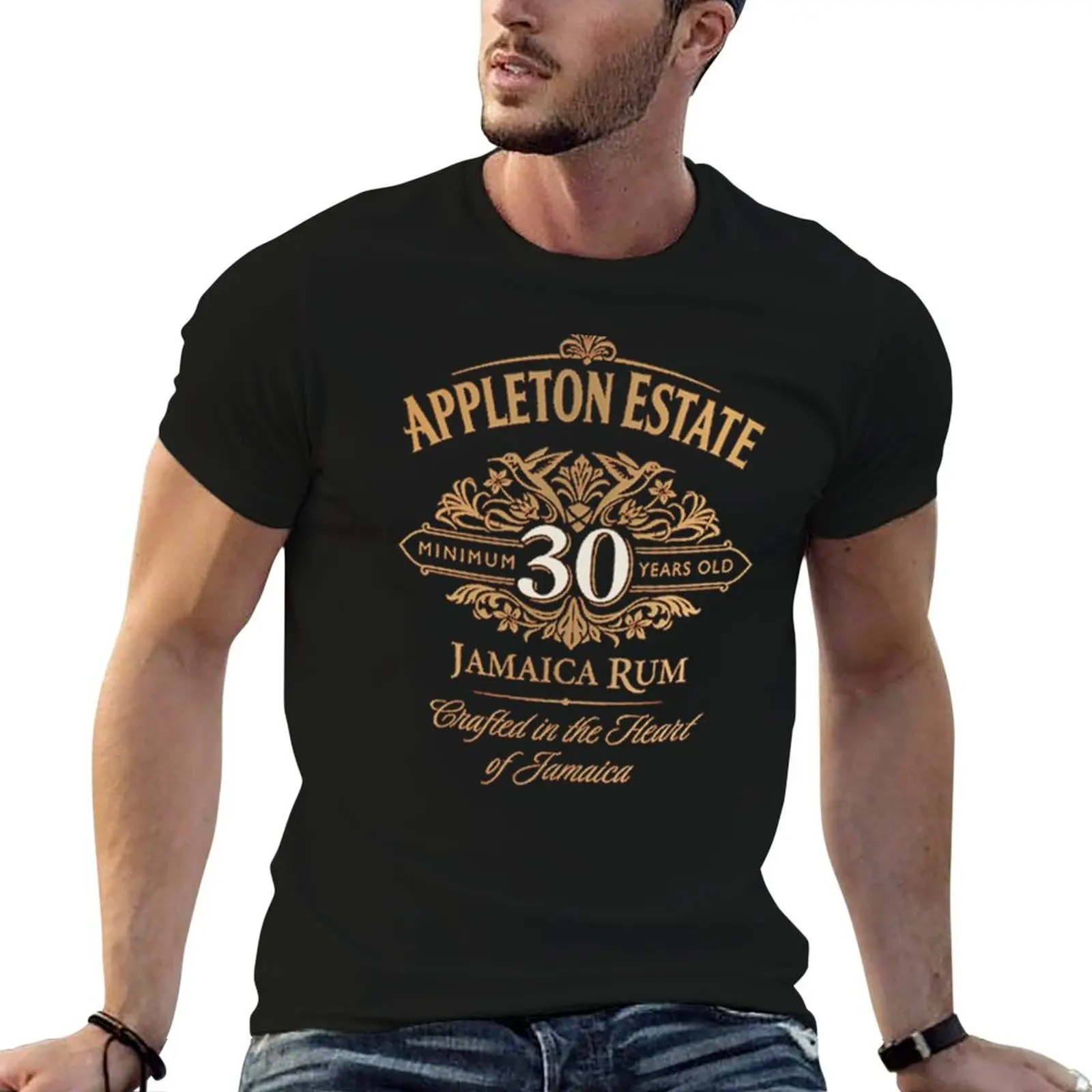 Camiseta 30 Y.O Golden Series_.Appleton-RealEstate, camisetas de algodón para hombre, camiseta de algodón personalizada