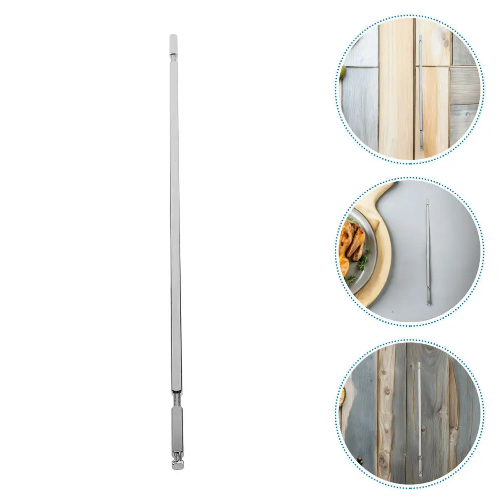 Roast Chicken Rack Rotisserie Rod Air Fryer Oven Compatible Stainless Steel Replacement Parts Turkey Roasting Fork