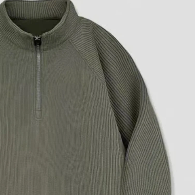 

Мужской зимний термосвитер, хлопковый облегающий свитер на молнии с термоподкладкой, роскошный пуловер с мягкой оболочкой, толстовка