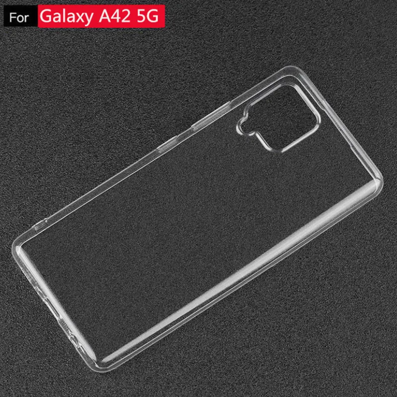 

SUREHIN Soft Cover For Samsung Galaxy A42 Transparent Case Clear Protective Back Case Cover