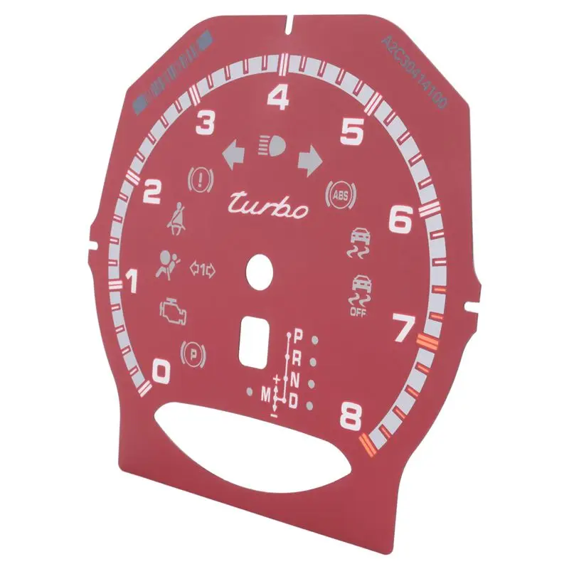 Efficientt-Gauge Face Dial Facelift For 971 Cayenne Macan 718 Paramera 911 Carrera 991 Dash Cluster Overlay