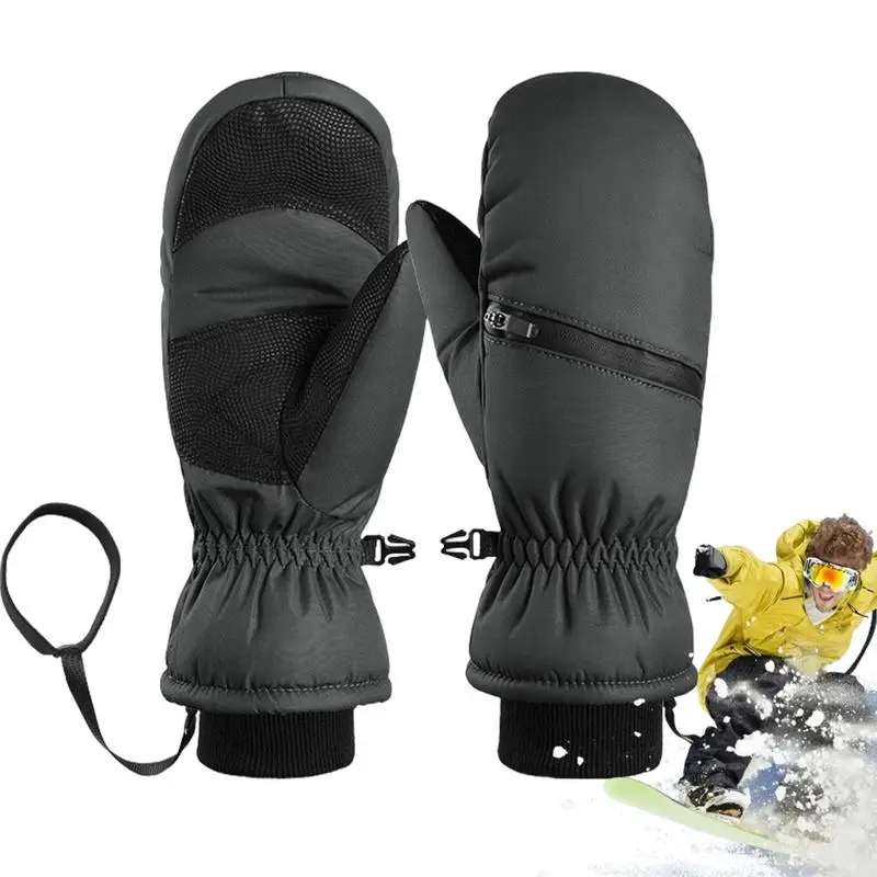 

Winter Ski Gloves Waterproof Winter Gloves Snowboarding Gloves Mittens Snowboard Gloves Anti-Slip Cold Weather Winter Gloves For