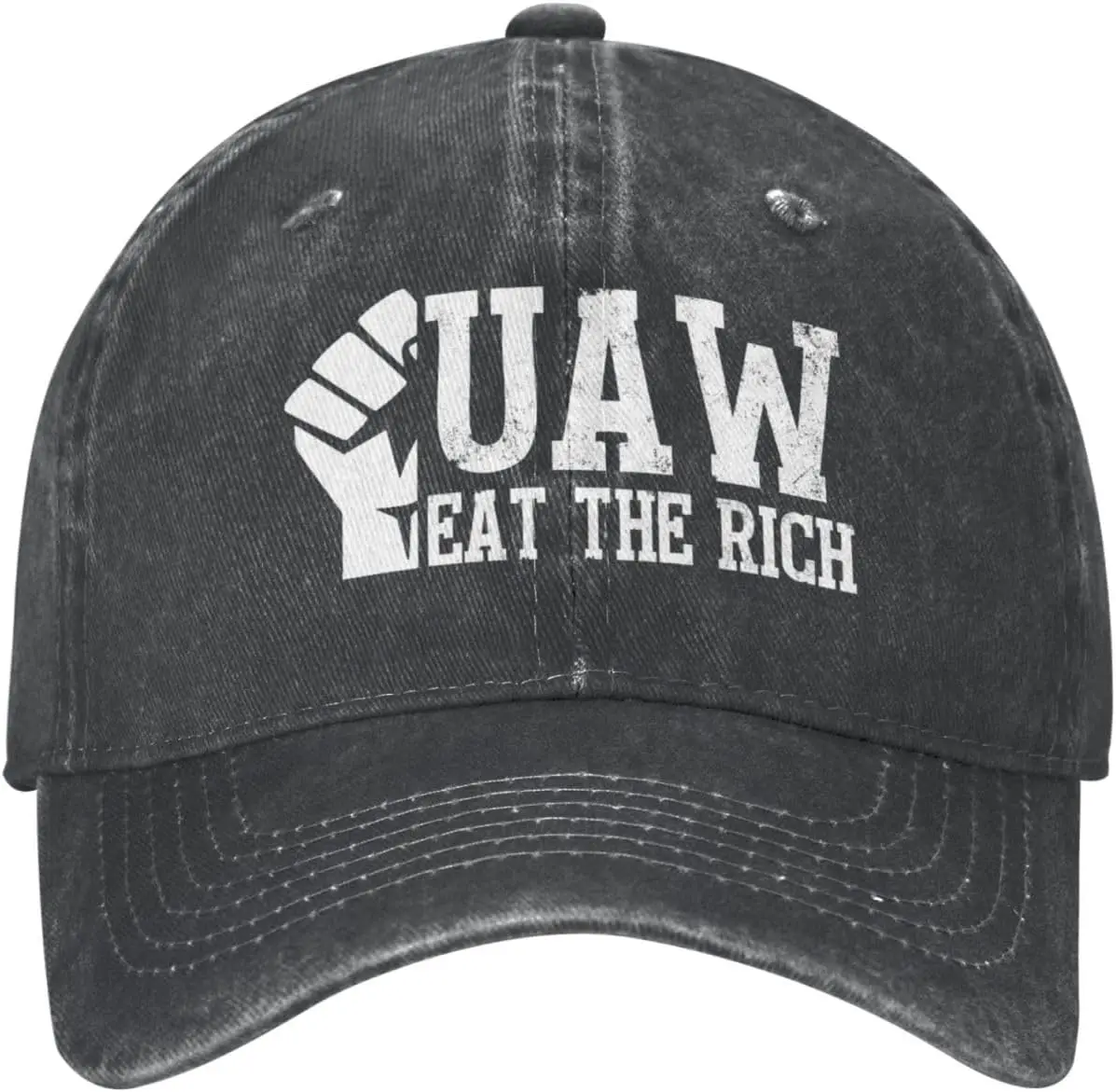 eat The Rich UAW Hat Classic Caps for Men Women