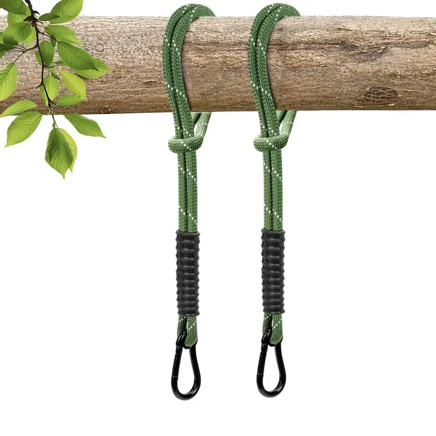 

Duty Tree Swing Ropes, Hammock Tree Straps Hanging Kit, for Outdoor Swings Hammock Playground Set Accessories 8.41ft,101,Green,2
