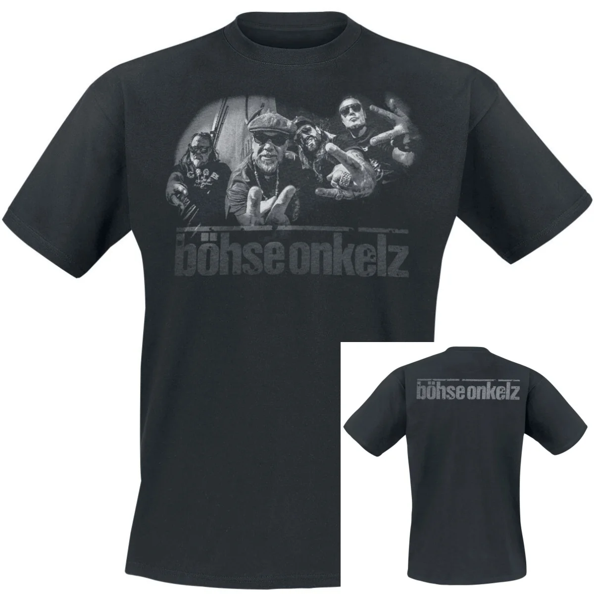 Sommer Hot Böhse Onkelz Grafik Baumwoll-T-Shirt Unisex Sommer Kurzarm Mode Marken-T-Shirt Luxus Casual Vintage Tees
