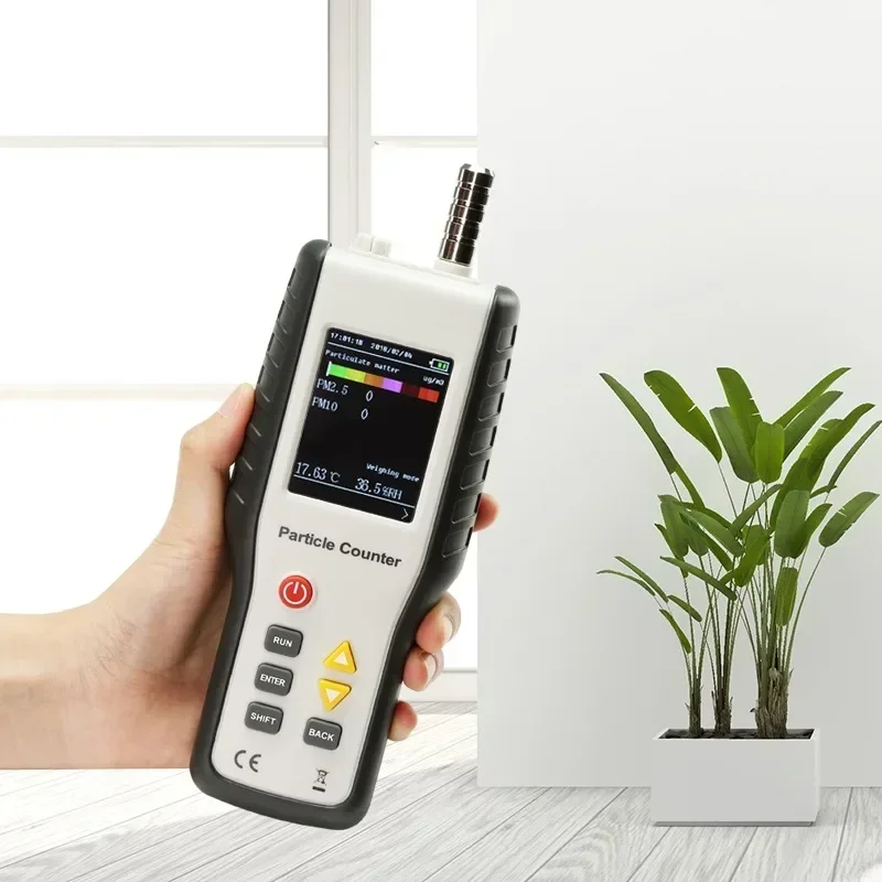 Handheld PM2.5 Detector HT-9600 Particle Counter Air Quality Monitor Home Indoor Dust Particles Meter 2.8in LCD Display