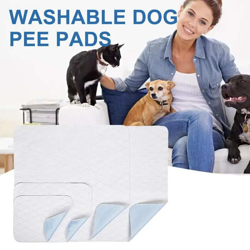 Dog Pee Pad Super Absorbent Diaper Dog Training Pee Pads Reusable Waterproof Pet Bed Urine Mat For Pet Car Seat Quick-dry