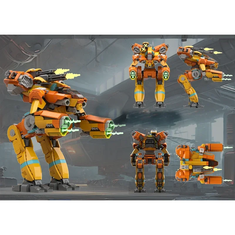 

NEW MOC 1419PCS MAD-5R+ Marauder Battletech Mechwarrior Mech Educational Toys Boy's Gifts Creative Building Blocks DIY Toys
