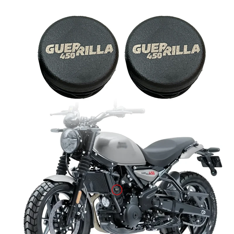 

ДЛЯ GUERRILLA 450 2024 2025 аксессуары для мотоциклов Guerrilla 450 торцевые заглушки для рамы, заглушки для отверстий в раме, декоративные заглушки