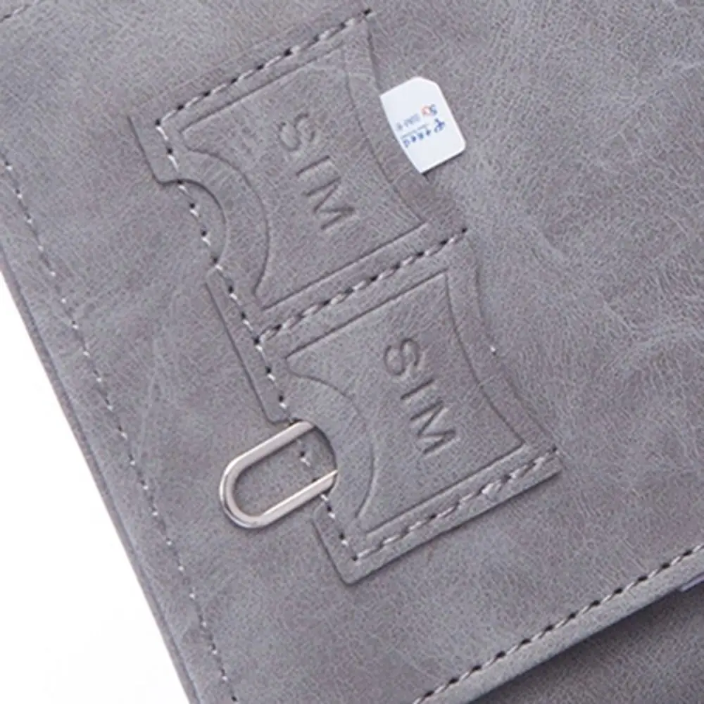 Multi-Function PU Leather Buckle ID Bank Card Holder Travel Accessories Bag Wallet Case RFID Business Passport Covers