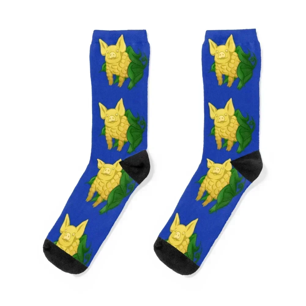 

Corn Pig Socks essential cartoon bright garter cute Socks Female Men's