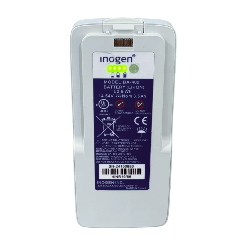 Brand New Authentic 50.9WH BA-400 1400-2010-4 Battery Applicable Inogen G4 OxyGo FIT 1400-2000