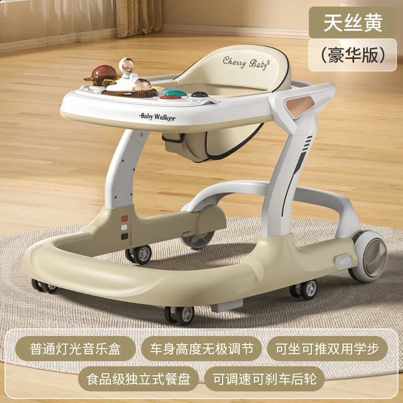 Multi-functional Baby Walker 5-in-1 Music Baby Walker Anti-fall Child Anti-rollover Baby Walker