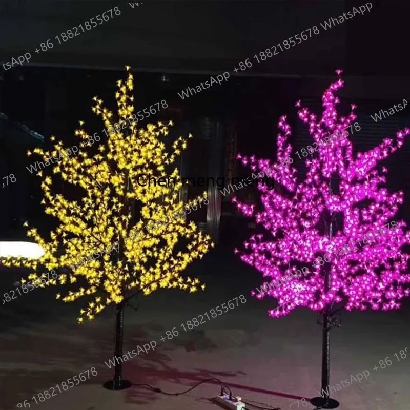 

New 6.5ft Height Led Artificial Cherry Blossom Tree Light, Christmas Light, Outdoor Use, 110 V, 220v