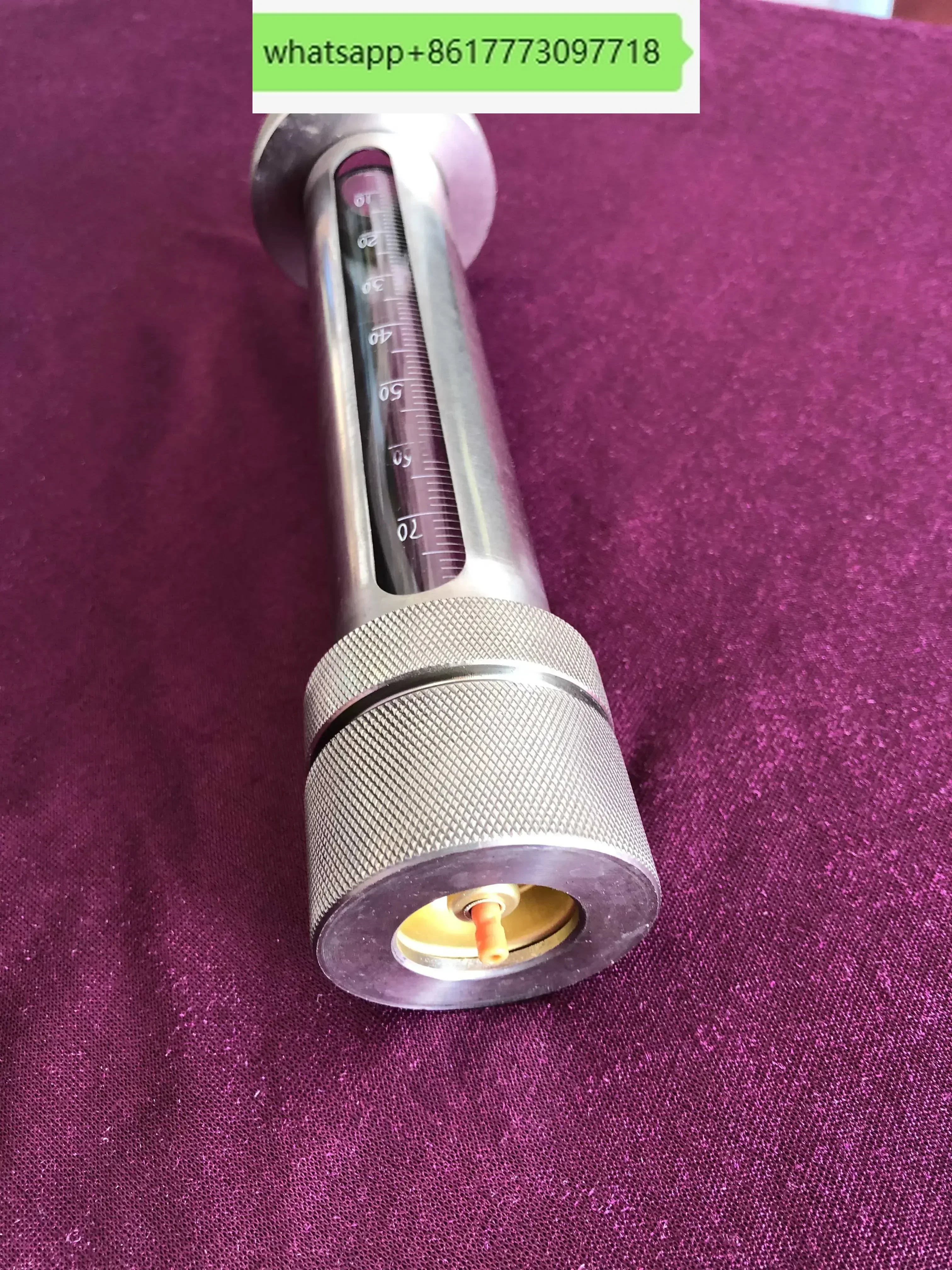 

Aerosol filling equipment, high pressure test tube 0-80ml stainless steel jacket, special mechanical accessories