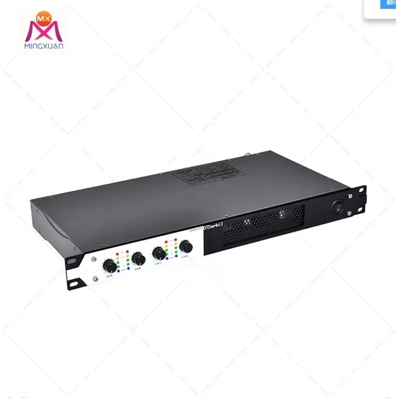 1U Digital Power Amplifier 4 Channels High Power Amplifier HIFI Stereo Amplifier view 2