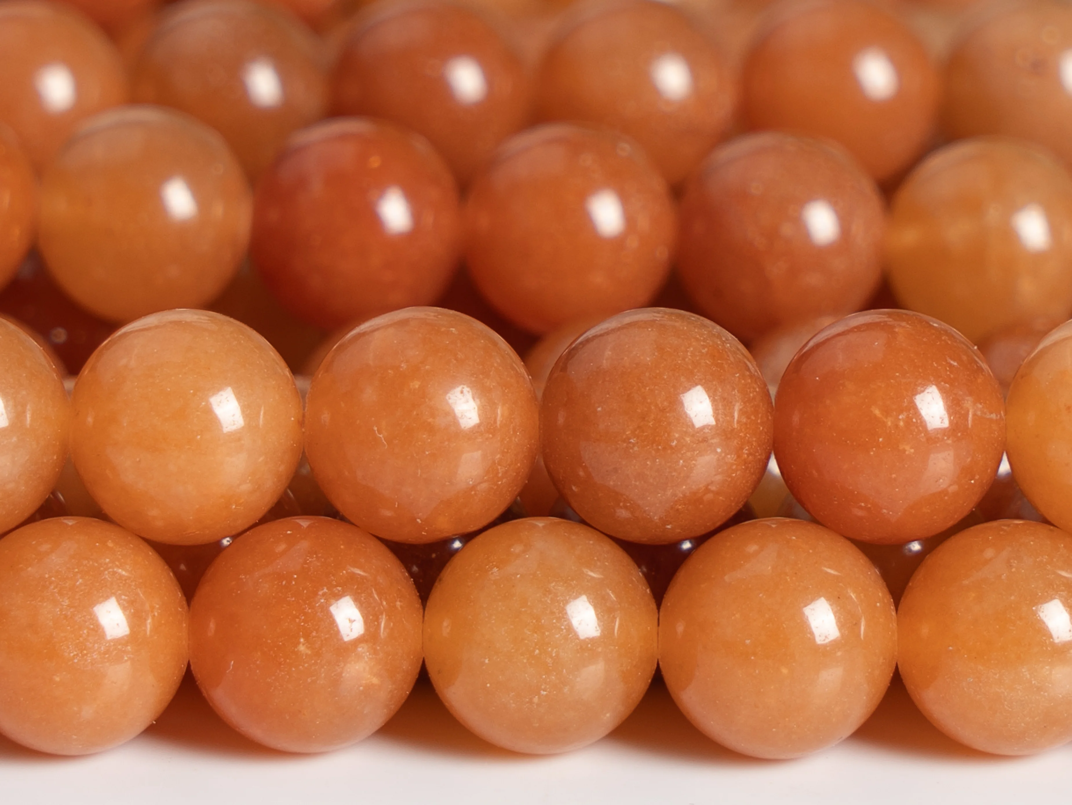 

Genuine Natural Orange Aventurine Beads Grade AAA Gemstone Round Loose Beads 4/6/8/10mm for Jewelry Making