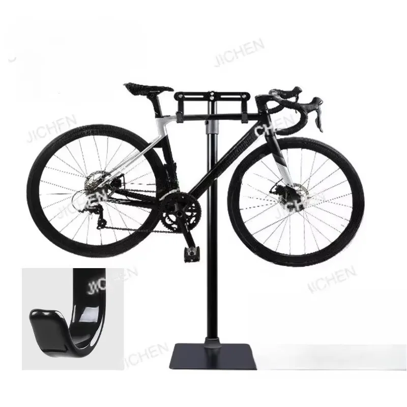 

CJccu Versandte Atain Bike Напольная рама прицепа для шоссейного велосипеда Алюминиевый регулируемый крючок Кронштейн для хранения парковки