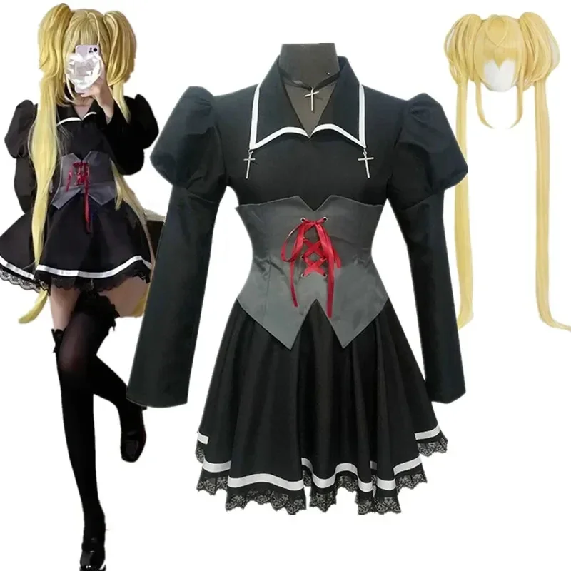 Anime Shugo Chara Cosplay Costumes Hoshina Utau Dresses Tsukiyomi Utau Wig Girl's Princess Dress Suit Halloween Party Wigs Gifts